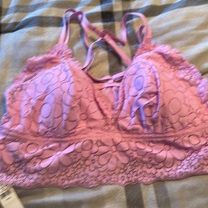 Pink Aerie bralette XL NWT